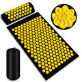 Acupressure Mat and Pillow Set - Stress Relief Massage Pad for Back and Neck