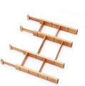 Bamboo Drawer Dividers - Retractable Expandable Organizer for Kitchen & Home