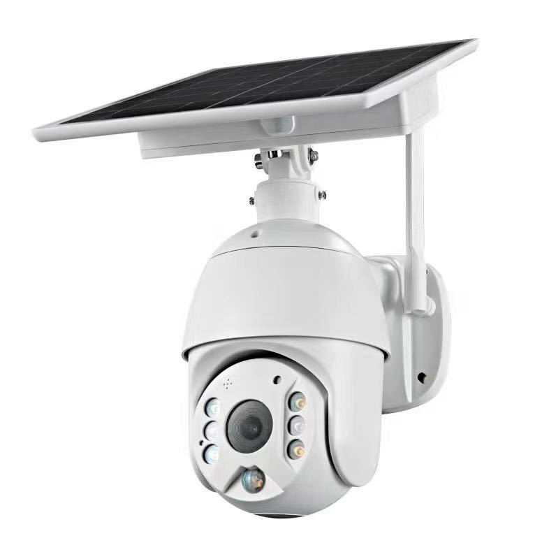 Solar Outdoor Security Camera - Wireless 1080p WiFi with Night Vision
