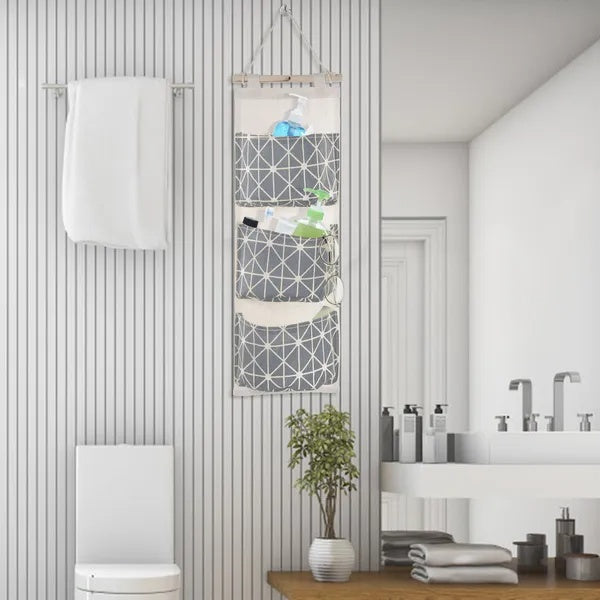 Wall Mounted Door Closet Hanging Storage Organizer - Multi-Pocket Bag