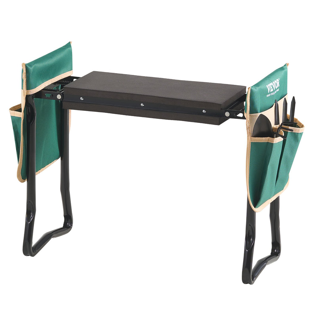 Garden Kneeler and Seat - Foldable 2-in-1 Bench with EVA Pad