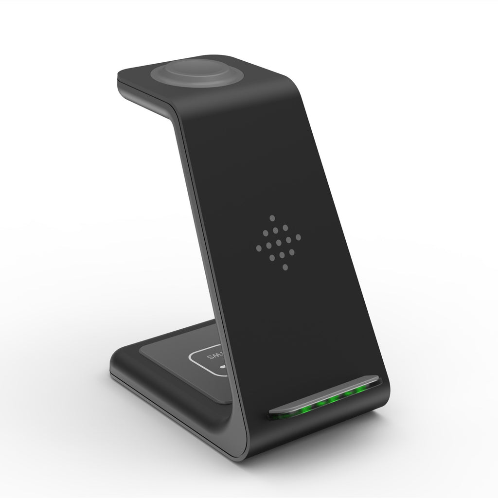 3-in-1 Wireless Charging Station - Phone, Watch & Earbuds Stand