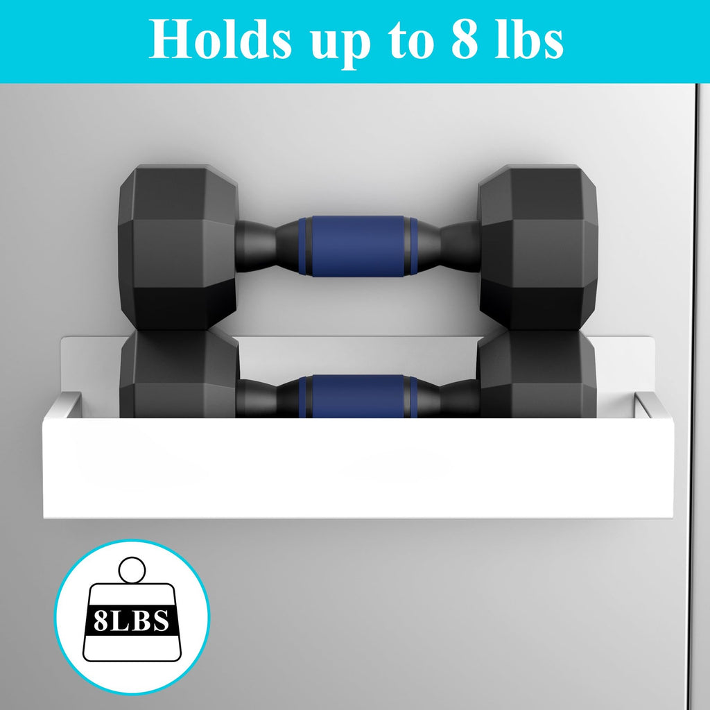 Magnetic Refrigerator Spice Rack - No-Drill Kitchen Organizer Shelf