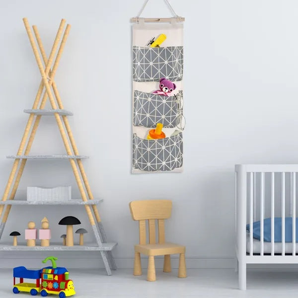 Wall Mounted Door Closet Hanging Storage Organizer - Multi-Pocket Bag