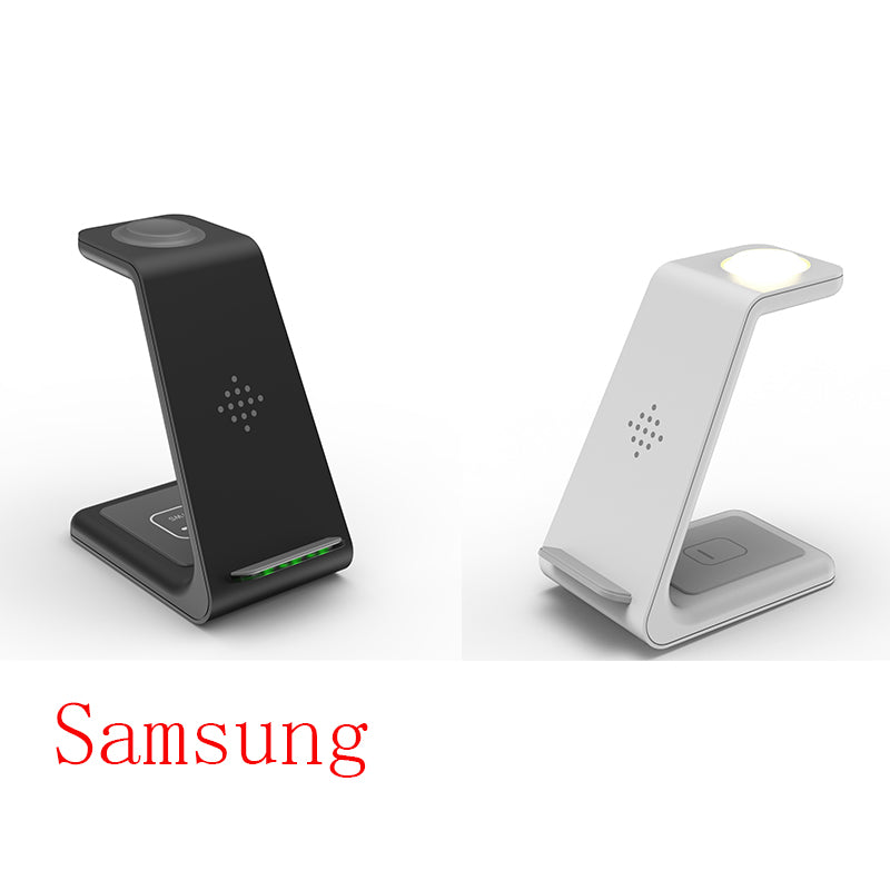 3-in-1 Wireless Charging Station - Phone, Watch & Earbuds Stand