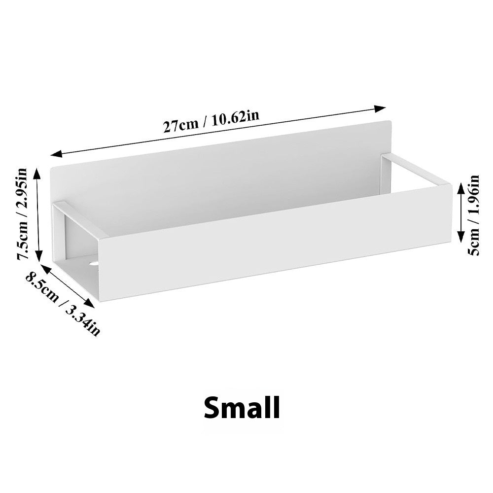 Magnetic Refrigerator Spice Rack - No-Drill Kitchen Organizer Shelf