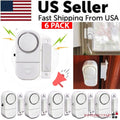 Wireless Door and Window Alarm Sensors 6-Pack - Home Security Entry Alert