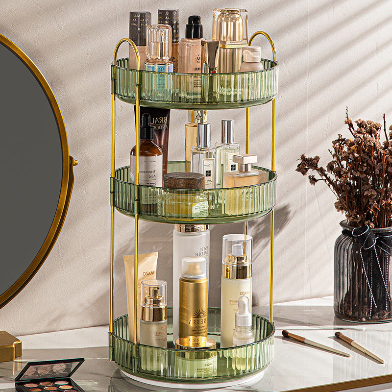360 Rotating Makeup Organizer - Spinning Cosmetic Storage Tower