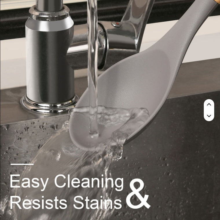 Silicone Kitchen Utensil Set 12-Piece - Heat Resistant Non-Stick Cooking Tools