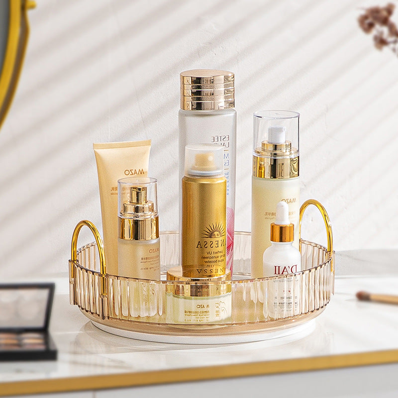 360 Rotating Makeup Organizer - Spinning Cosmetic Storage Tower