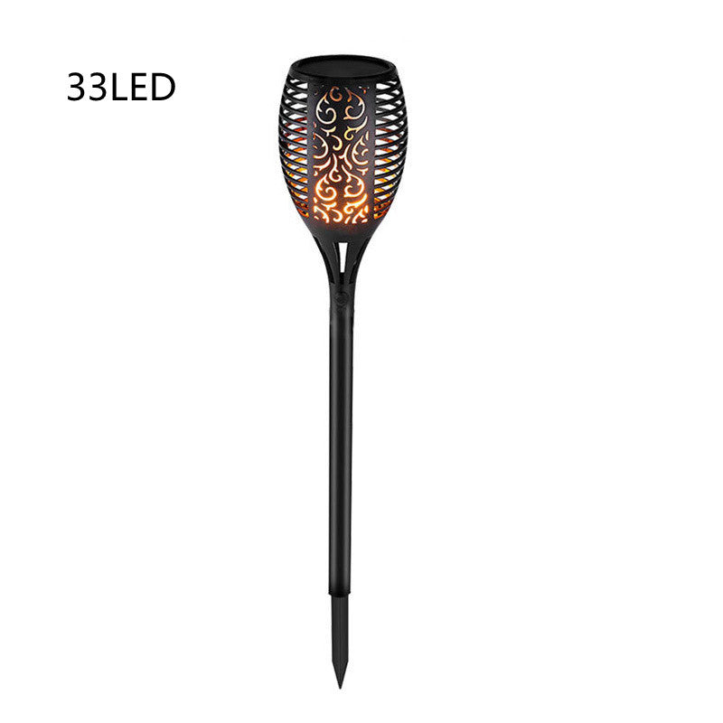 Solar Torch Lights - LED Waterproof Flickering Flame Outdoor Garden Stakes