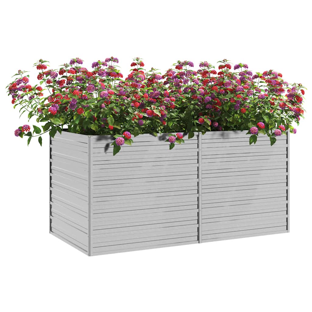 Raised Garden Bed - Galvanized Steel Planter Box for Outdoor Growing